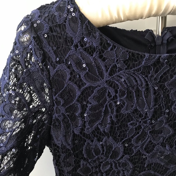 Girls Navy blue party dress size 12 by Blush - Picture 3 of 4